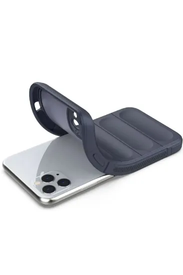 Newface iPhone 11 Pro Kılıf Optimum Silikon - Lacivert resmi