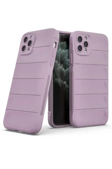 Newface iPhone 11 Pro Kılıf Optimum Silikon - Mor resmi