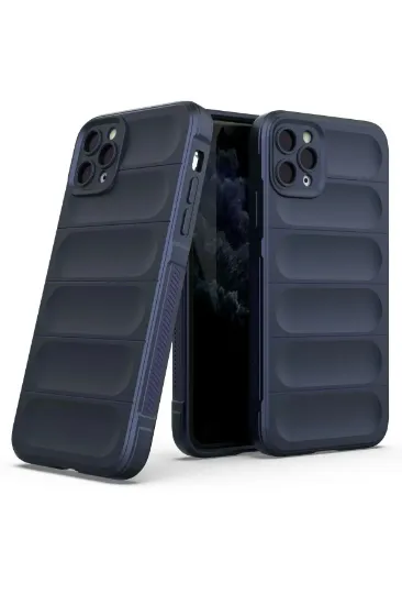 Newface iPhone 11 Pro Max Kılıf Optimum Silikon - Lacivert resmi