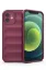 Newface iPhone 12 Kılıf Optimum Silikon - Bordo resmi