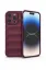 Newface iPhone 13 Pro Max Kılıf Optimum Silikon - Bordo resmi