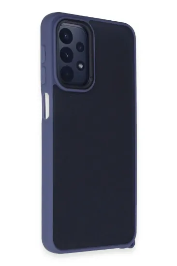Newface Samsung Galaxy A23 4G Kılıf Elegant Kapak - Açık Mavi resmi