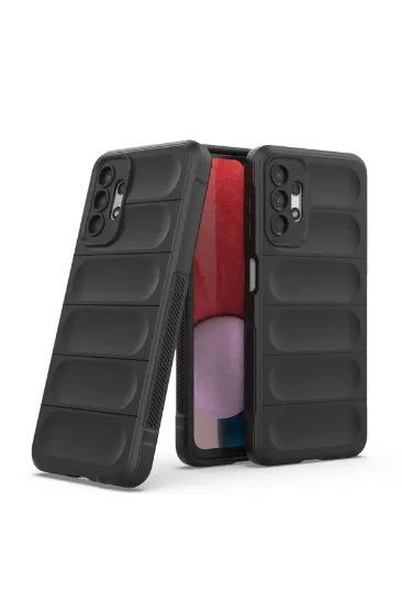 Newface Samsung Galaxy A13 4G Kılıf Optimum Silikon - Siyah resmi