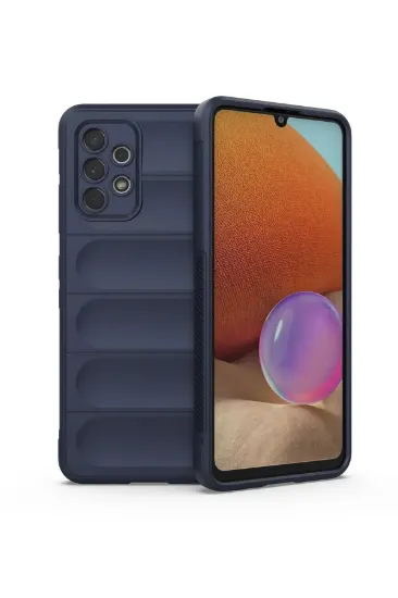 Newface Samsung Galaxy A32 Kılıf Optimum Silikon - Lacivert resmi