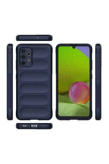 Newface Samsung Galaxy A32 Kılıf Optimum Silikon - Lacivert resmi