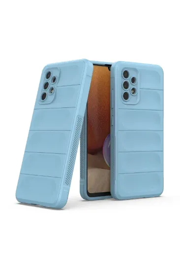 Newface Samsung Galaxy A32 Kılıf Optimum Silikon - Sky Blue resmi