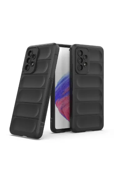 Newface Samsung Galaxy A53 5G Kılıf Optimum Silikon - Siyah resmi
