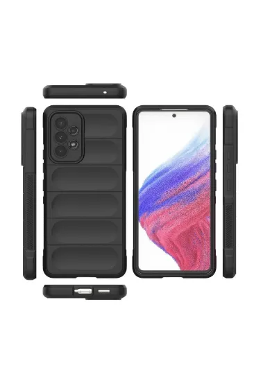 Newface Samsung Galaxy A53 5G Kılıf Optimum Silikon - Siyah resmi