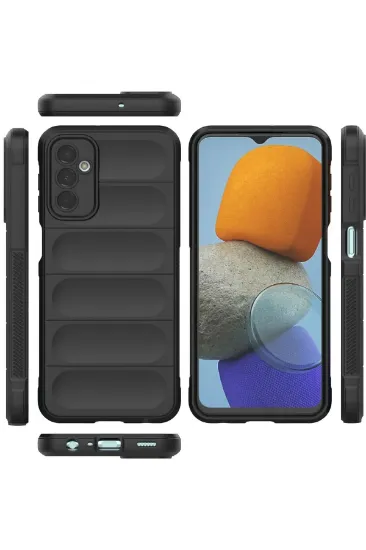 Newface Samsung Galaxy M23 Kılıf Optimum Silikon - Siyah resmi