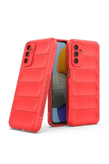 Newface Samsung Galaxy M23 Kılıf Optimum Silikon - Kırmızı resmi