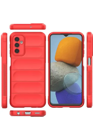 Newface Samsung Galaxy M23 Kılıf Optimum Silikon - Kırmızı resmi