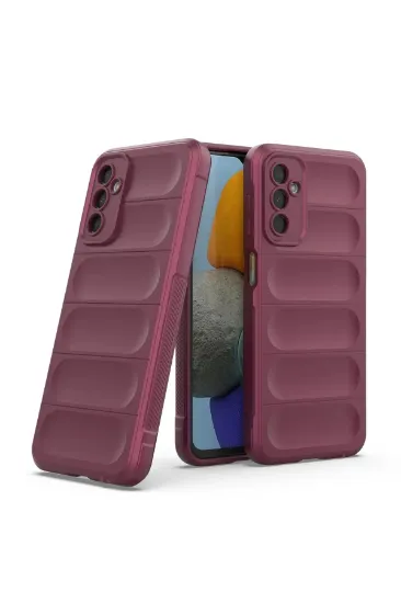 Newface Samsung Galaxy M23 Kılıf Optimum Silikon - Bordo resmi