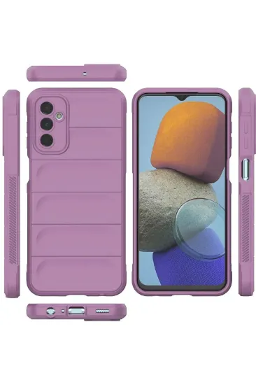 Newface Samsung Galaxy M23 Kılıf Optimum Silikon - Mor resmi