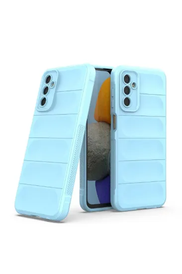 Newface Samsung Galaxy M23 Kılıf Optimum Silikon - Sky Blue resmi