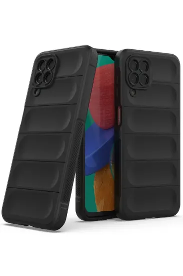 Newface Samsung Galaxy M33 Kılıf Optimum Silikon - Siyah resmi