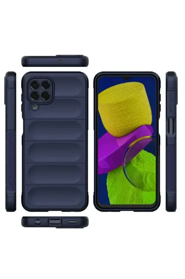 Newface Samsung Galaxy M33 Kılıf Optimum Silikon - Lacivert resmi