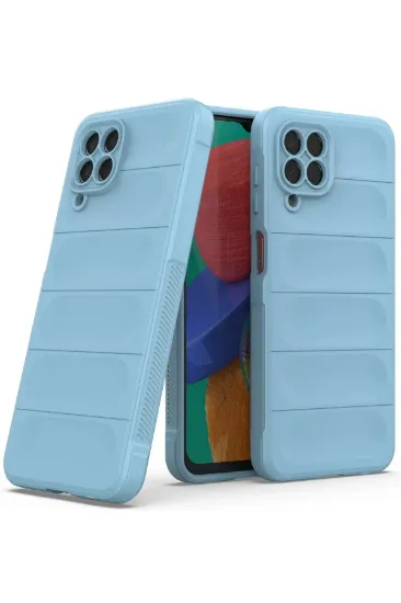 Newface Samsung Galaxy M33 Kılıf Optimum Silikon - Sky Blue resmi