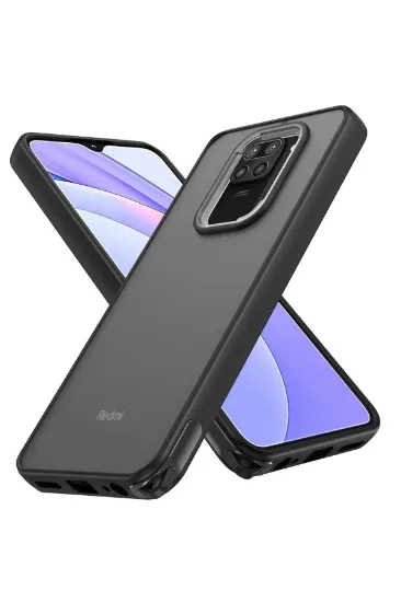Newface Xiaomi Redmi Note 9 Kılıf Elegant Kapak - Siyah resmi