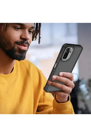 Newface Xiaomi Redmi Note 10 Pro Kılıf Elegant Kapak - Açık Mavi resmi
