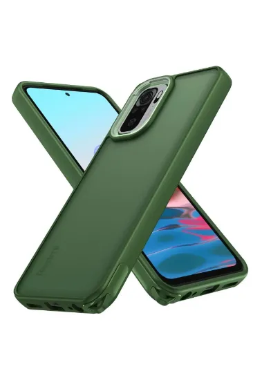 Newface Xiaomi Redmi Note 10 Pro Kılıf Elegant Kapak - Yeşil resmi