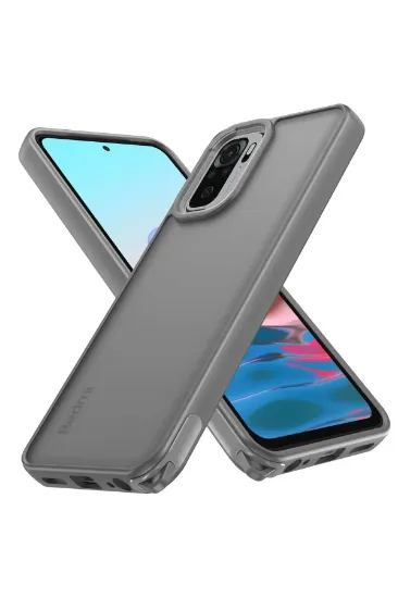 Newface Xiaomi Redmi Note 10 Pro Kılıf Elegant Kapak - Titan Gri resmi