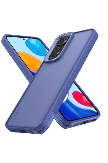 Newface Xiaomi Redmi Note 11 Kılıf Elegant Kapak - Açık Mavi resmi