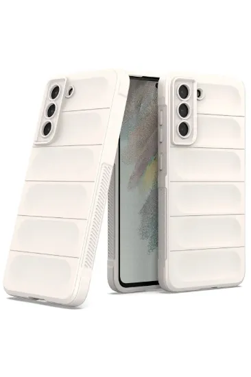 Newface Samsung Galaxy S22 Plus Kılıf Optimum Silikon - Krem resmi