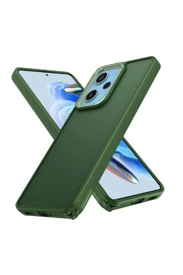 Newface Xiaomi Redmi Note 12 Pro 5G Kılıf Elegant Kapak - Yeşil resmi