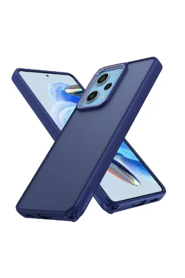Newface Xiaomi Redmi Note 12 Pro 5G Kılıf Elegant Kapak - Lacivert resmi