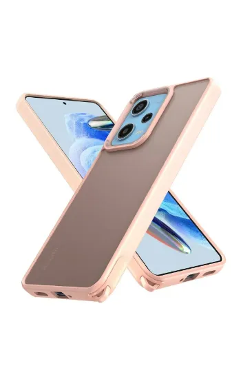 Newface Xiaomi Redmi Note 12 Pro 5G Kılıf Elegant Kapak - Pudra resmi