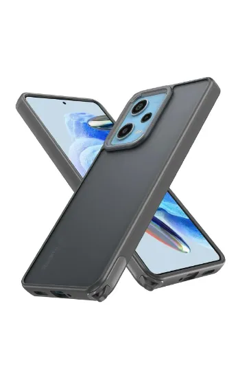 Newface Xiaomi Redmi Note 12 Pro 5G Kılıf Elegant Kapak - Titan Gri resmi
