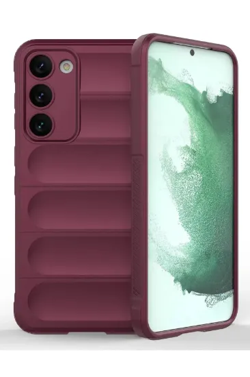 Newface Samsung Galaxy S23 Plus Kılıf Optimum Silikon - Bordo resmi