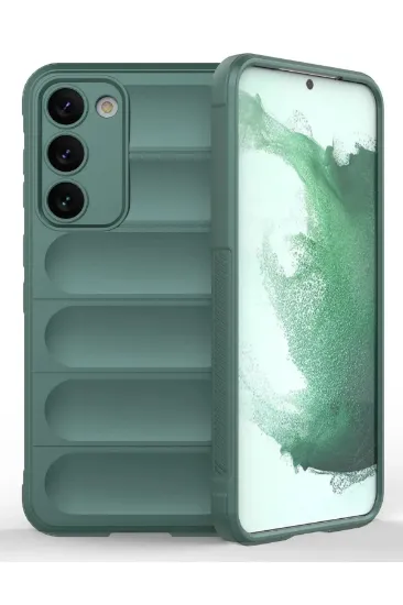 Newface Samsung Galaxy S23 Plus Kılıf Optimum Silikon - Koyu Yeşil resmi