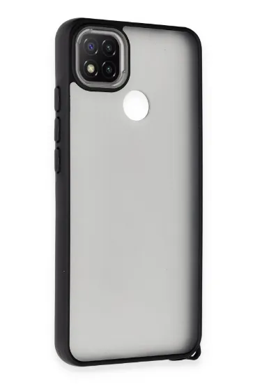 Newface Xiaomi Redmi 9C Kılıf Elegant Kapak - Siyah resmi