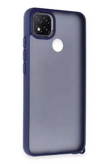 Newface Xiaomi Redmi 9C Kılıf Elegant Kapak - Lacivert resmi