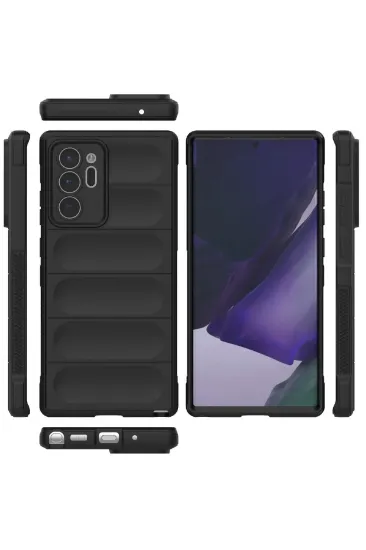 Newface Samsung Galaxy Note 20 Ultra Kılıf Optimum Silikon - Siyah resmi