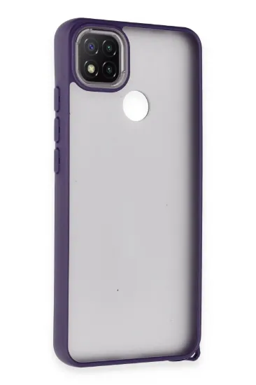 Newface Xiaomi Redmi 9C Kılıf Elegant Kapak - Derin Mor resmi