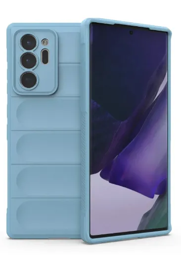 Newface Samsung Galaxy Note 20 Ultra Kılıf Optimum Silikon - Sky Blue resmi