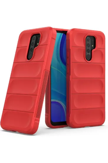 Newface Xiaomi Redmi 9 Kılıf Optimum Silikon - Kırmızı resmi