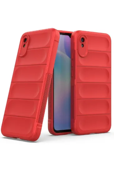 Newface Xiaomi Redmi 9A Kılıf Optimum Silikon - Kırmızı resmi