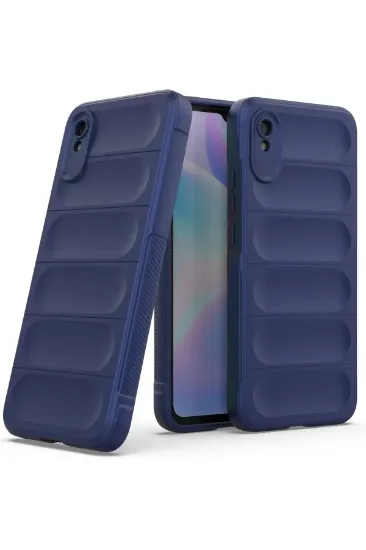 Newface Xiaomi Redmi 9A Kılıf Optimum Silikon - Lacivert resmi