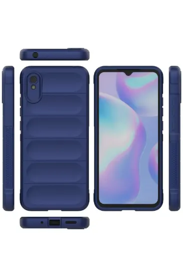 Newface Xiaomi Redmi 9A Kılıf Optimum Silikon - Lacivert resmi