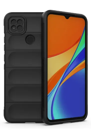 Newface Xiaomi Redmi 9C Kılıf Optimum Silikon - Siyah resmi