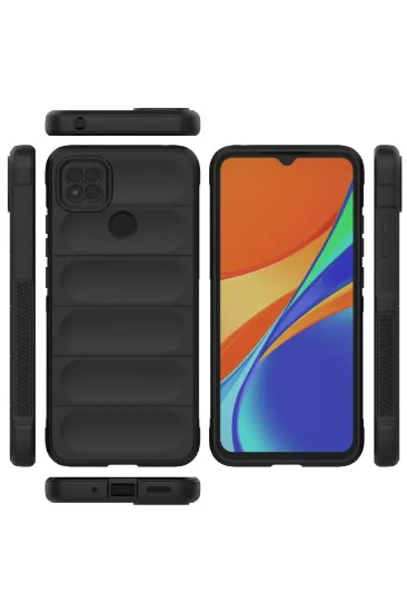 Newface Xiaomi Redmi 9C Kılıf Optimum Silikon - Siyah resmi