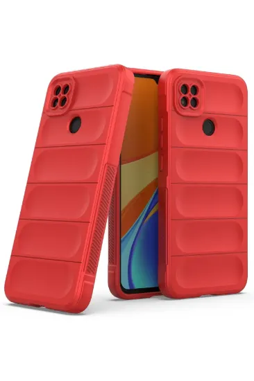 Newface Xiaomi Redmi 9C Kılıf Optimum Silikon - Kırmızı resmi