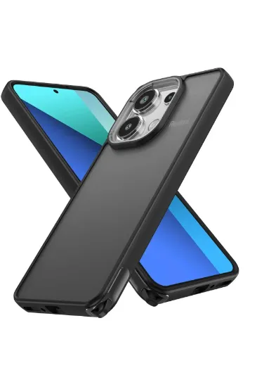 Newface Xiaomi Redmi Note 13 Pro 4G Kılıf Elegant Kapak - Siyah resmi