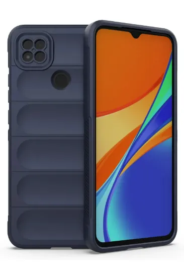 Newface Xiaomi Redmi 9C Kılıf Optimum Silikon - Lacivert resmi