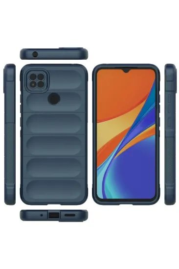 Newface Xiaomi Redmi 9C Kılıf Optimum Silikon - Lacivert resmi