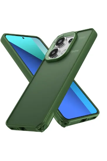 Newface Xiaomi Redmi Note 13 Pro 4G Kılıf Elegant Kapak - Yeşil resmi