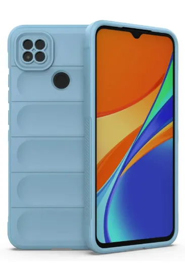 Newface Xiaomi Redmi 9C Kılıf Optimum Silikon - Sky Blue resmi